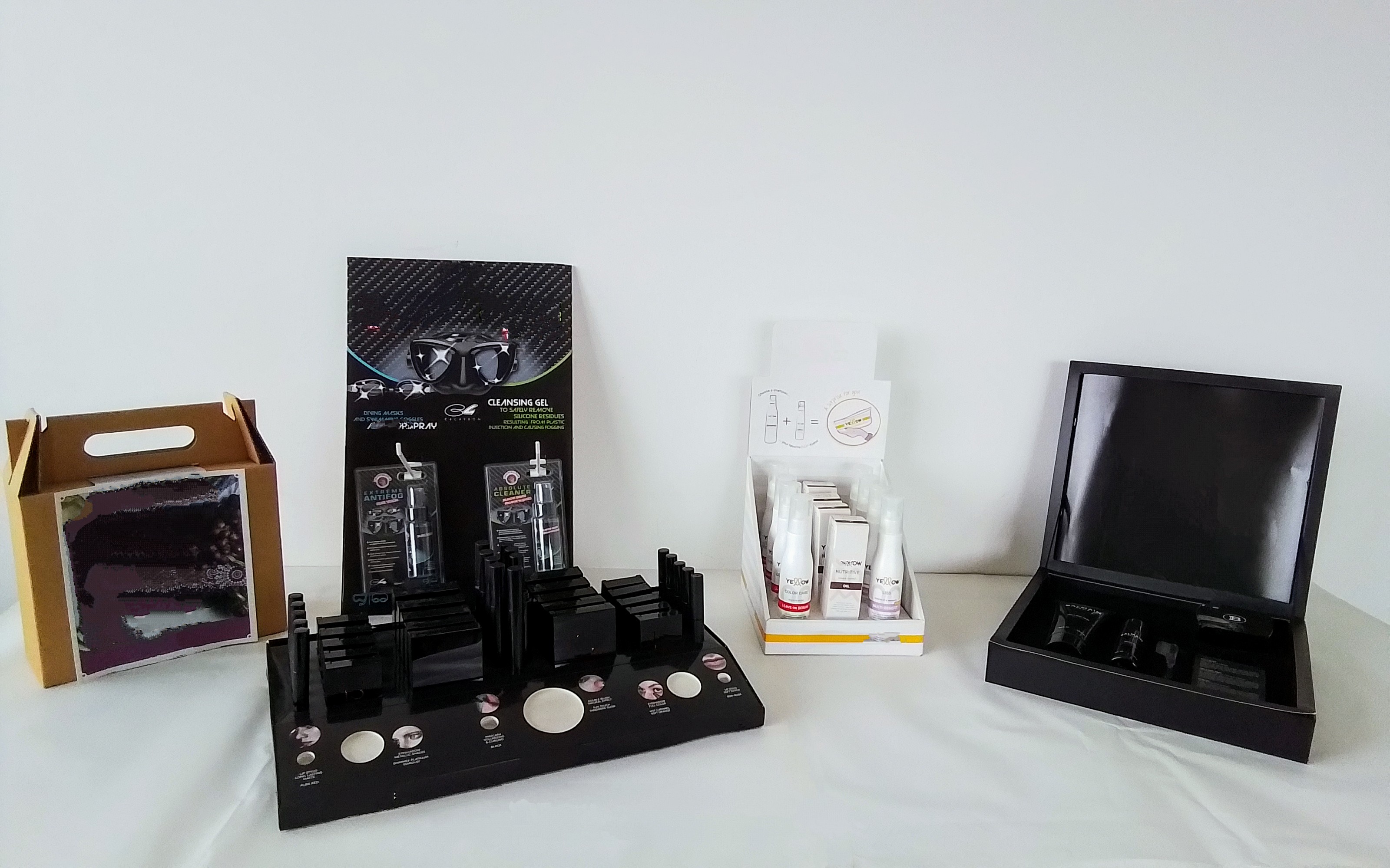 riempimento espositori da banco e da terra